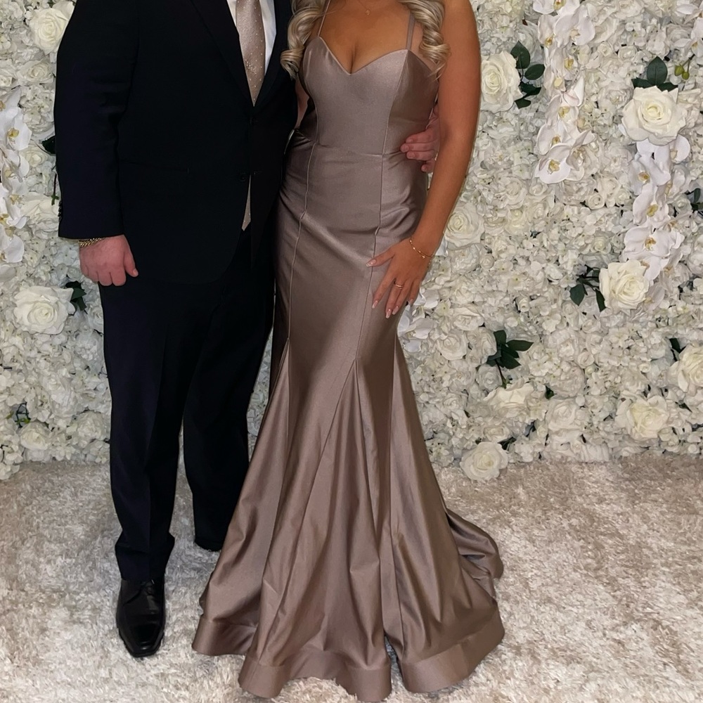 Taupe Long Dress